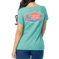 Ladies Vintage GH Relaxed V-Neck Top