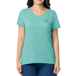 Ladies Vintage GH Relaxed V-Neck Top