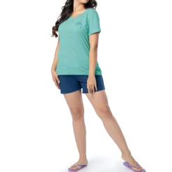 Ladies Vintage GH Relaxed V-Neck Top