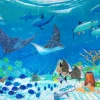 "Living Reef" Aluminum Art