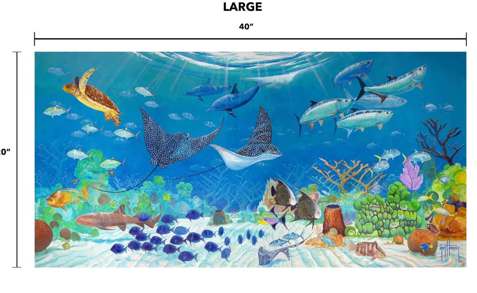 "Living Reef" Aluminum Art