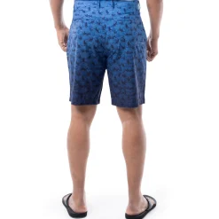 Mens 9" Marlin Seas Printed Hybrid Performance Short
