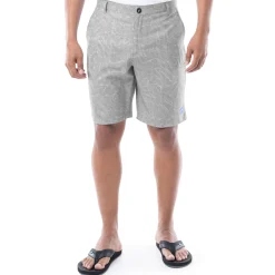 Mens 9" Shallow Printed Hybrid Short