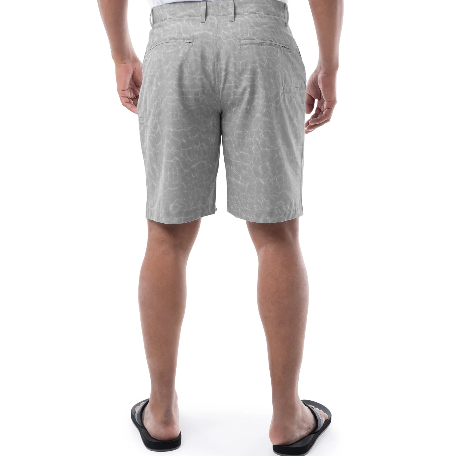 Mens 9" Shallow Printed Hybrid Short