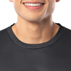 Men's Adrift Black Performance Sun Protection Top