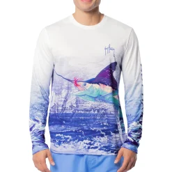 Men's Atlantic White Performance Sun Protection Top