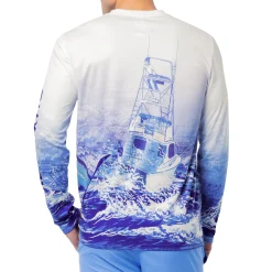 Men's Atlantic White Performance Sun Protection Top