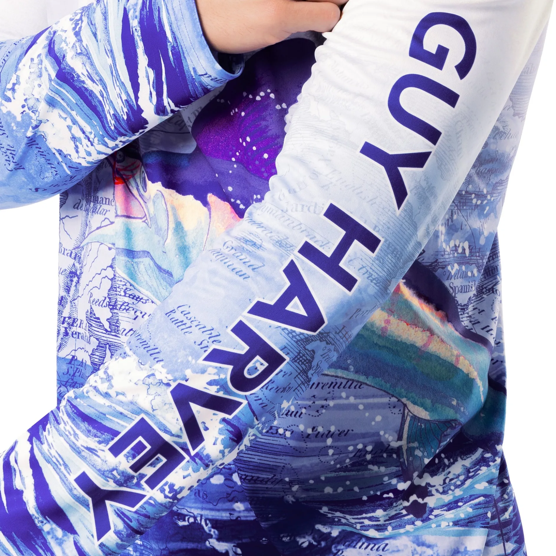 Men's Atlantic White Performance Sun Protection Top