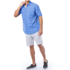 Men's Bait Stripes Performance Fishing Shirt