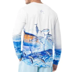 Men's Big Blue Long Sleeve Performance Shirt