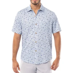 Men's Big Palms Printed Resort Shirt