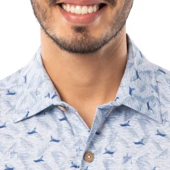 Men's Big Palms Printed Resort Shirt