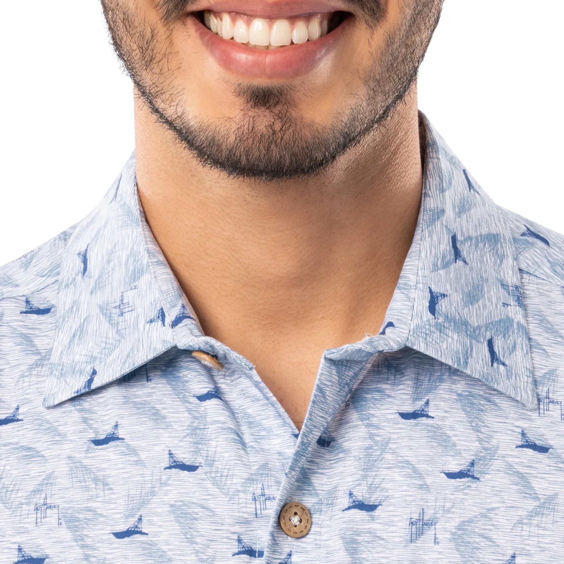 Men's Big Palms Printed Resort Shirt