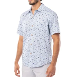 Men's Big Palms Printed Resort Shirt