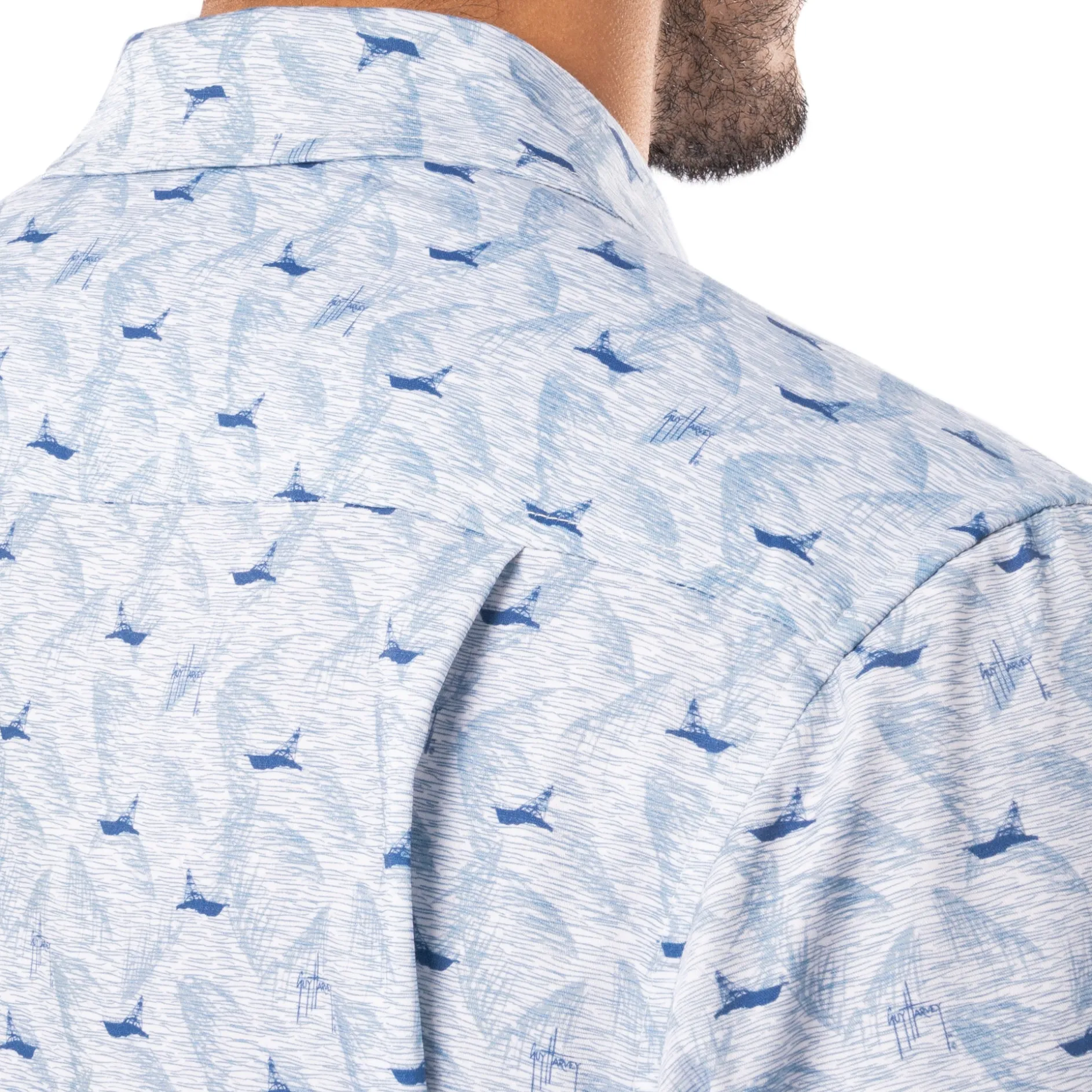 Men's Big Palms Printed Resort Shirt