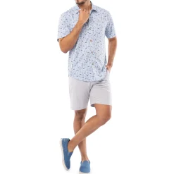 Men's Big Palms Printed Resort Shirt