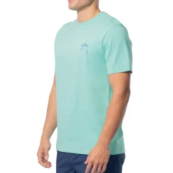 Men's Blue Hawaiian Short Sleeve T-Shirt