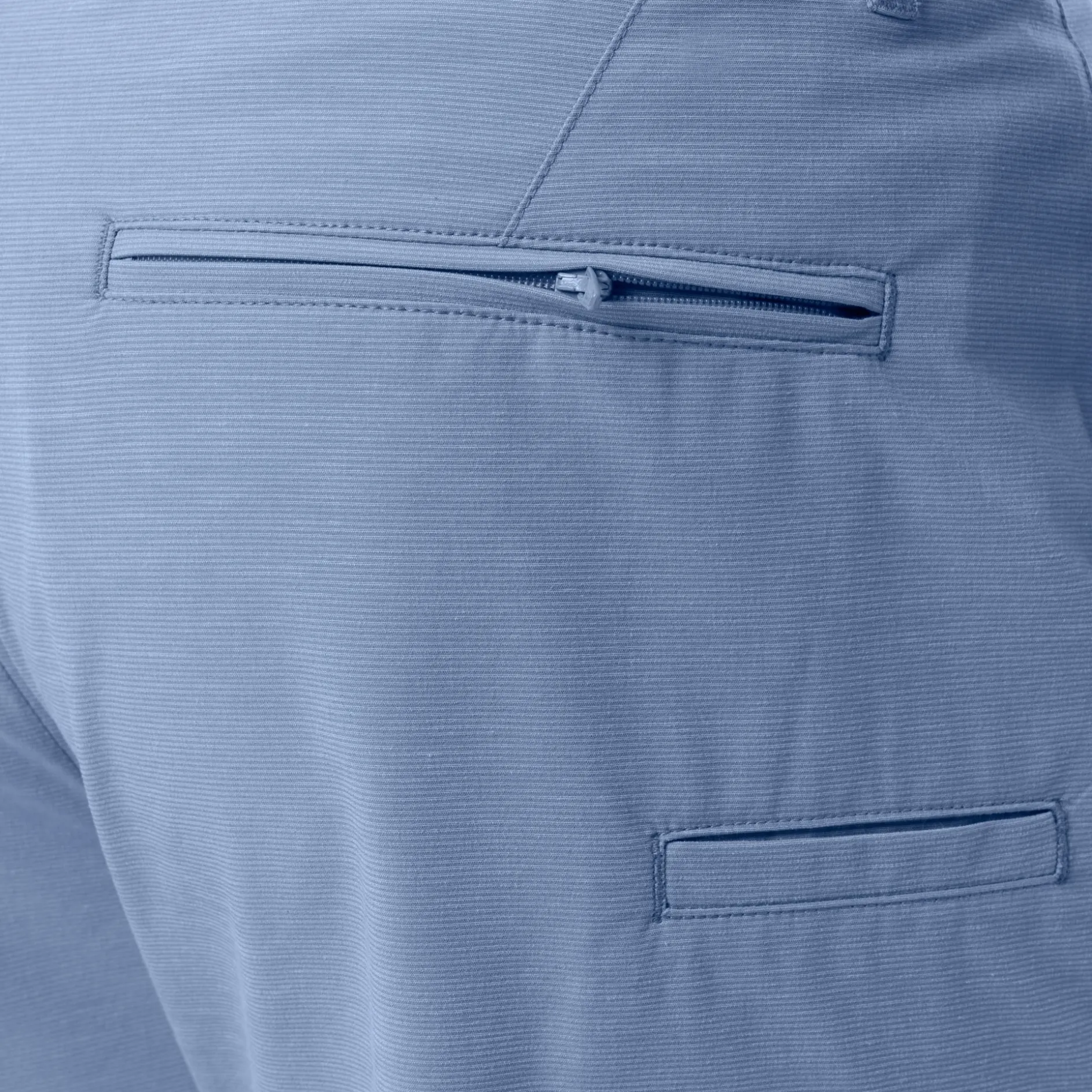 Men's Blue Performance Hybrid Short 4-Way Stretch