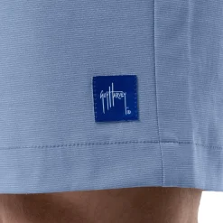 Men's Blue Performance Hybrid Short 4-Way Stretch