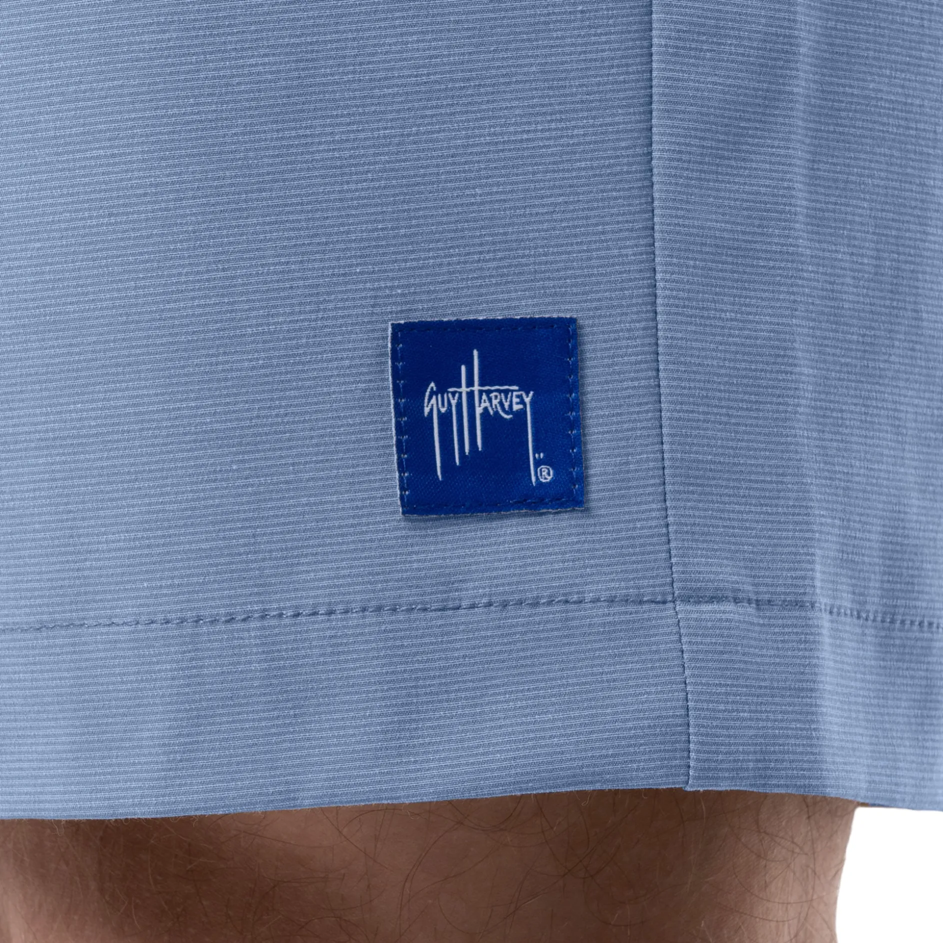 Men's Blue Performance Hybrid Short 4-Way Stretch