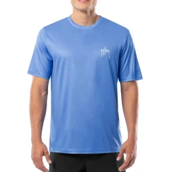Men's Blue Shield Short Sleeve Performance Shirt
