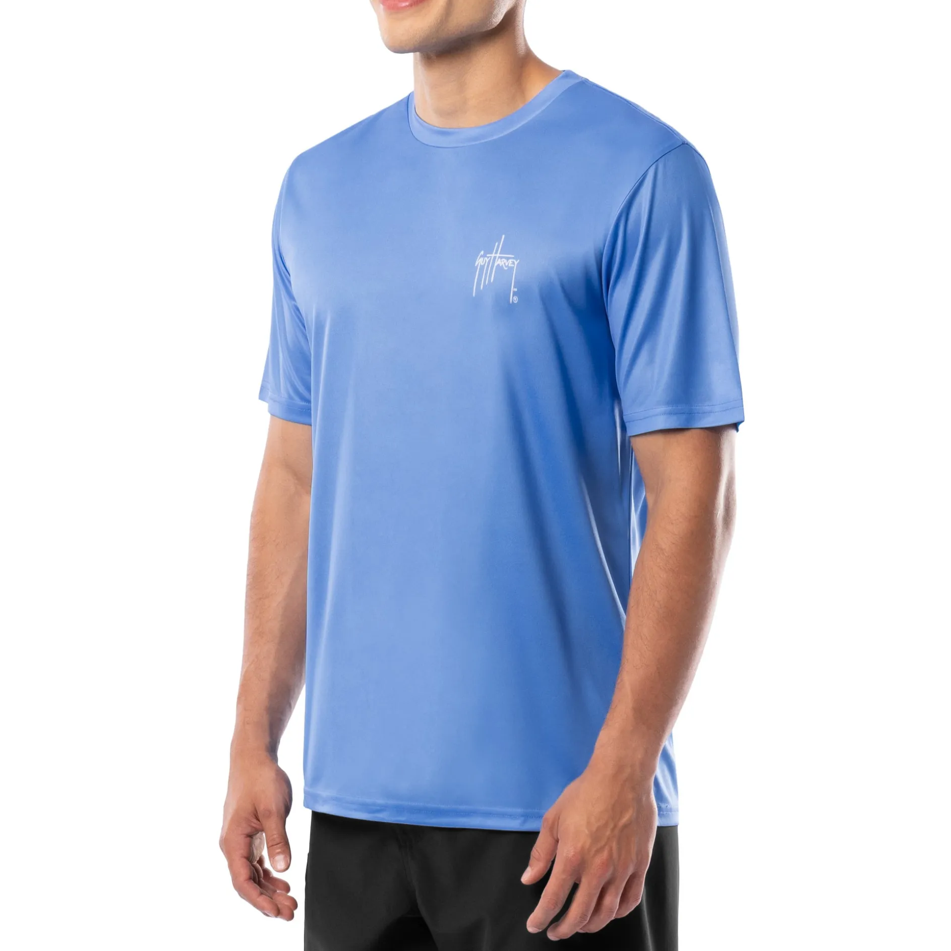 Men's Blue Shield Short Sleeve Performance Shirt