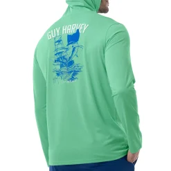 Men's Boat Lines Long Sleeve Performance Hoodie