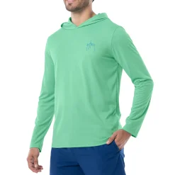 Men's Boat Lines Long Sleeve Performance Hoodie