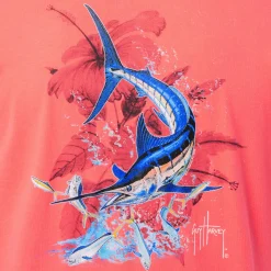 Men's Coral Marlin Springs Long Sleeve T-Shirt