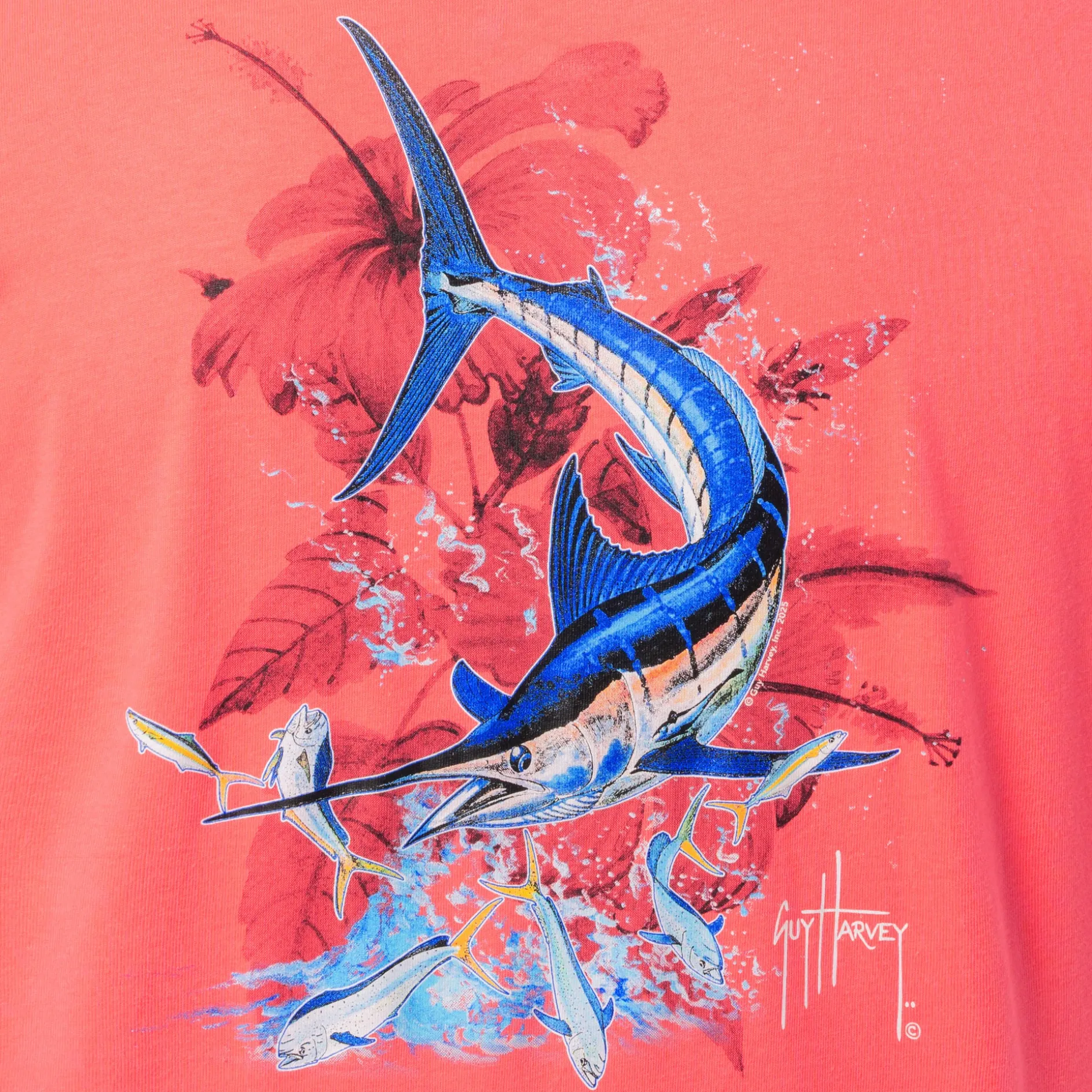 Men's Coral Marlin Springs Long Sleeve T-Shirt