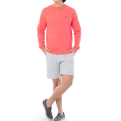Men's Coral Marlin Springs Long Sleeve T-Shirt