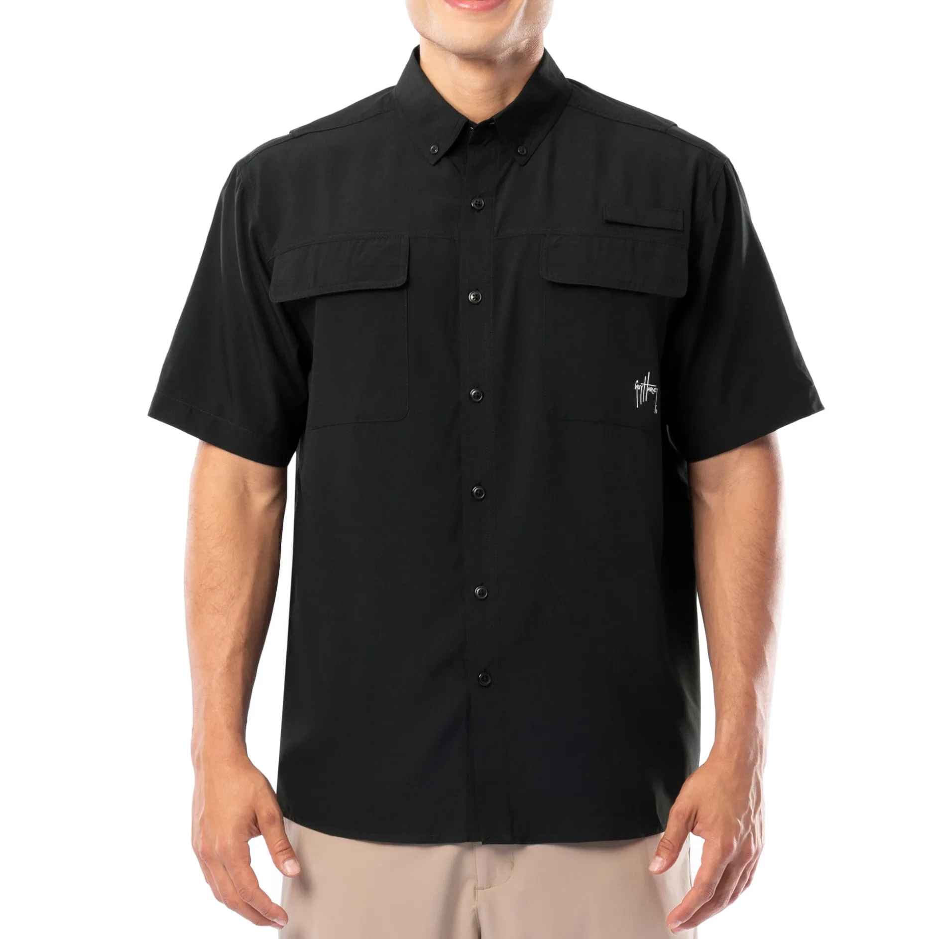 Men's Core Solid Short Sleeve Fishing Shirt