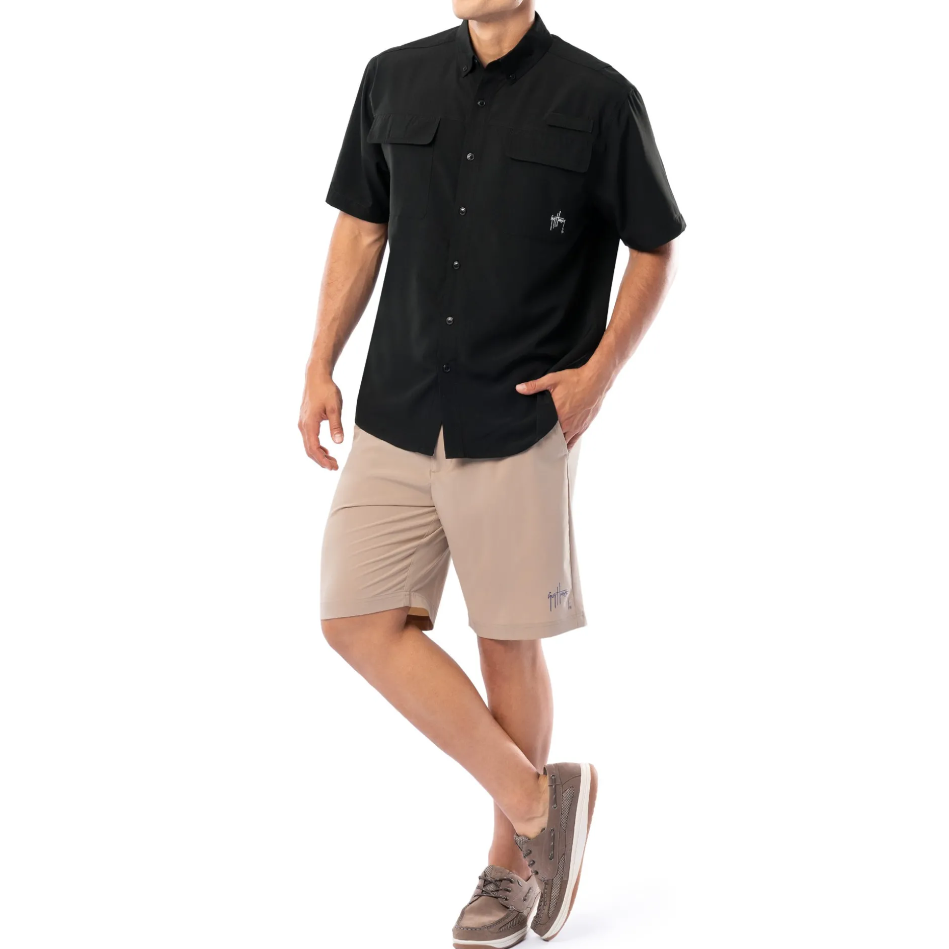 Men's Core Solid Short Sleeve Fishing Shirt