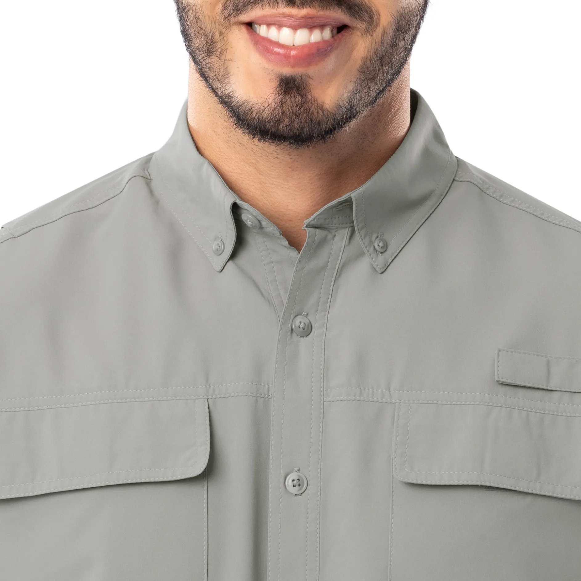 Men's Core Solid Short Sleeve Fishing Shirt