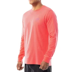 Men's Crabfest Coral Long Sleeve T-Shirt