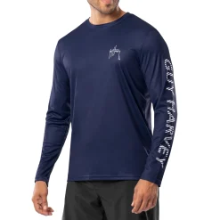 Men's Diamond Blue Performance Sun Protection Top