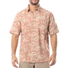 Men's Distress Tapestry Performance Fishing Shirt