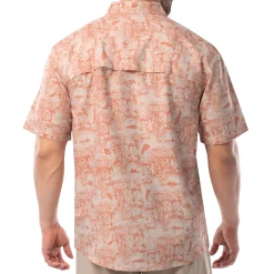 Men's Distress Tapestry Performance Fishing Shirt