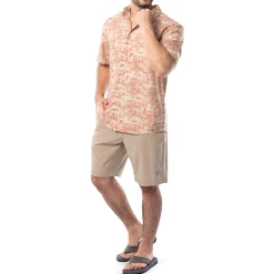 Men's Distress Tapestry Performance Fishing Shirt
