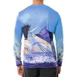 Men's Dueling Sailfish Long Sleeve Performance Shirt