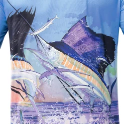 Men's Dueling Sailfish Long Sleeve Performance Shirt