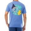 Men's Floral Sail Short Sleeve Pocket T-Shirt