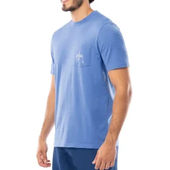 Men's Floral Sail Short Sleeve Pocket T-Shirt