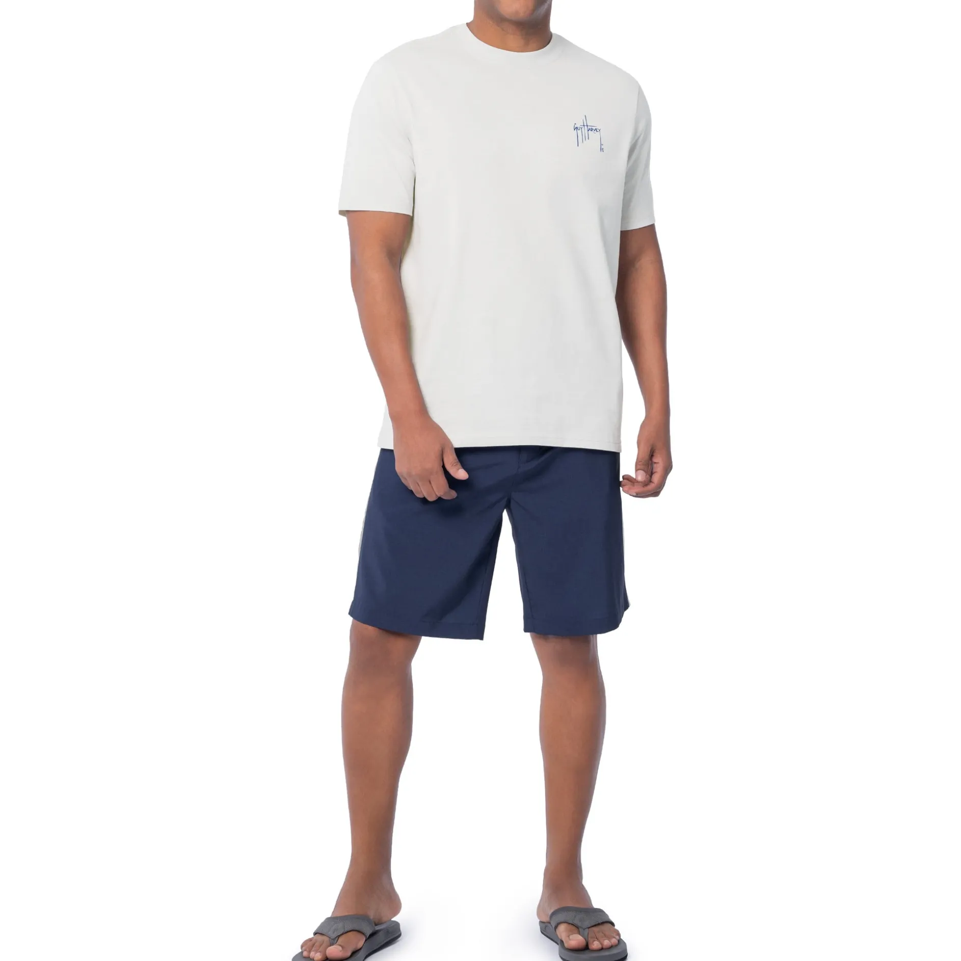 Men's Florida Lobster Gray Short Sleeve T-Shirt