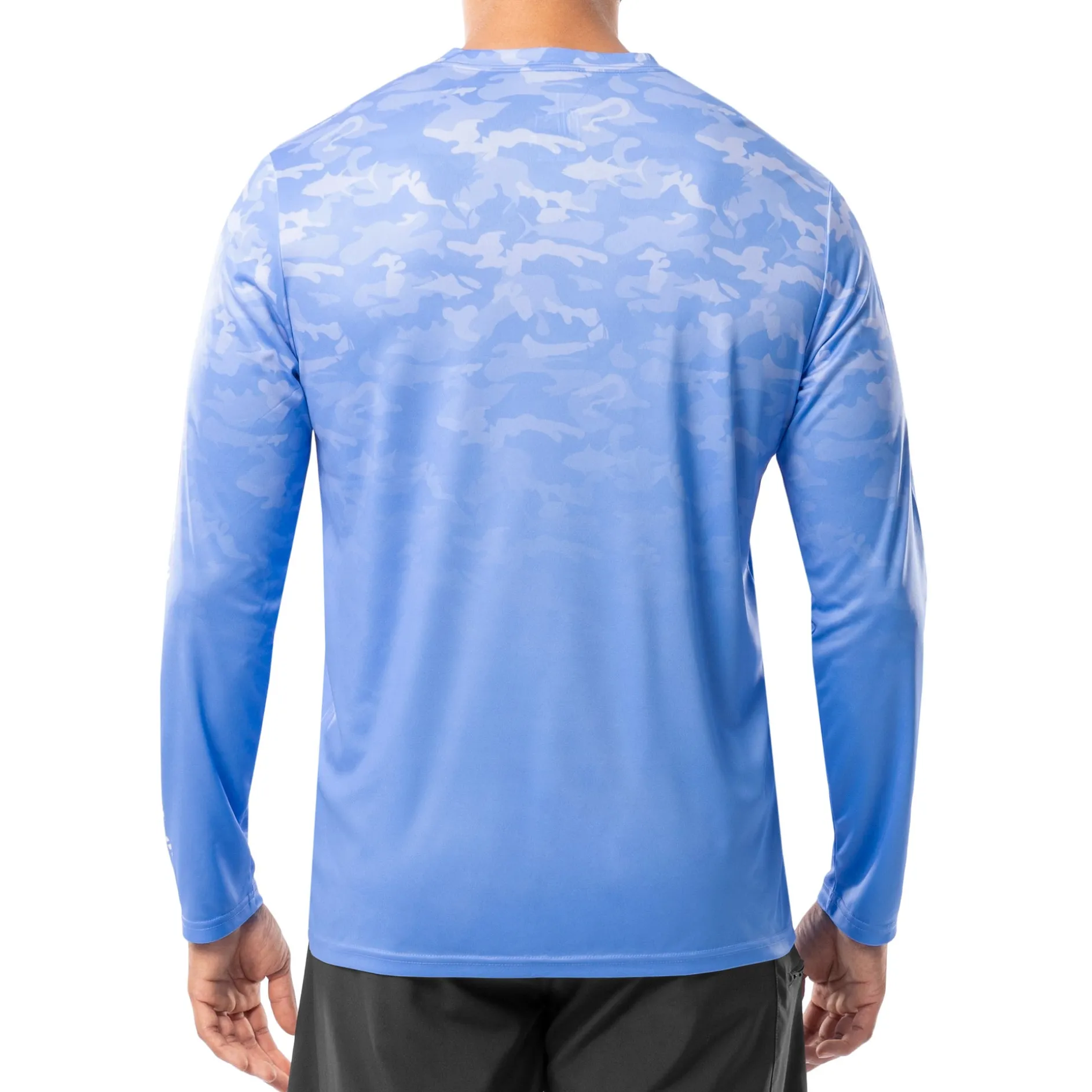 Men's Glass Camo Long Sleeve Performance Shirt
