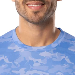 Men's Glass Camo Long Sleeve Performance Shirt