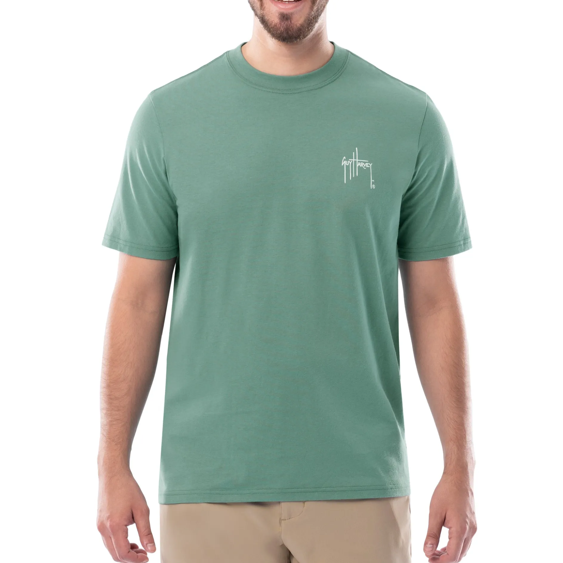 Men's Green Horizon Short Sleeve T-Shirt