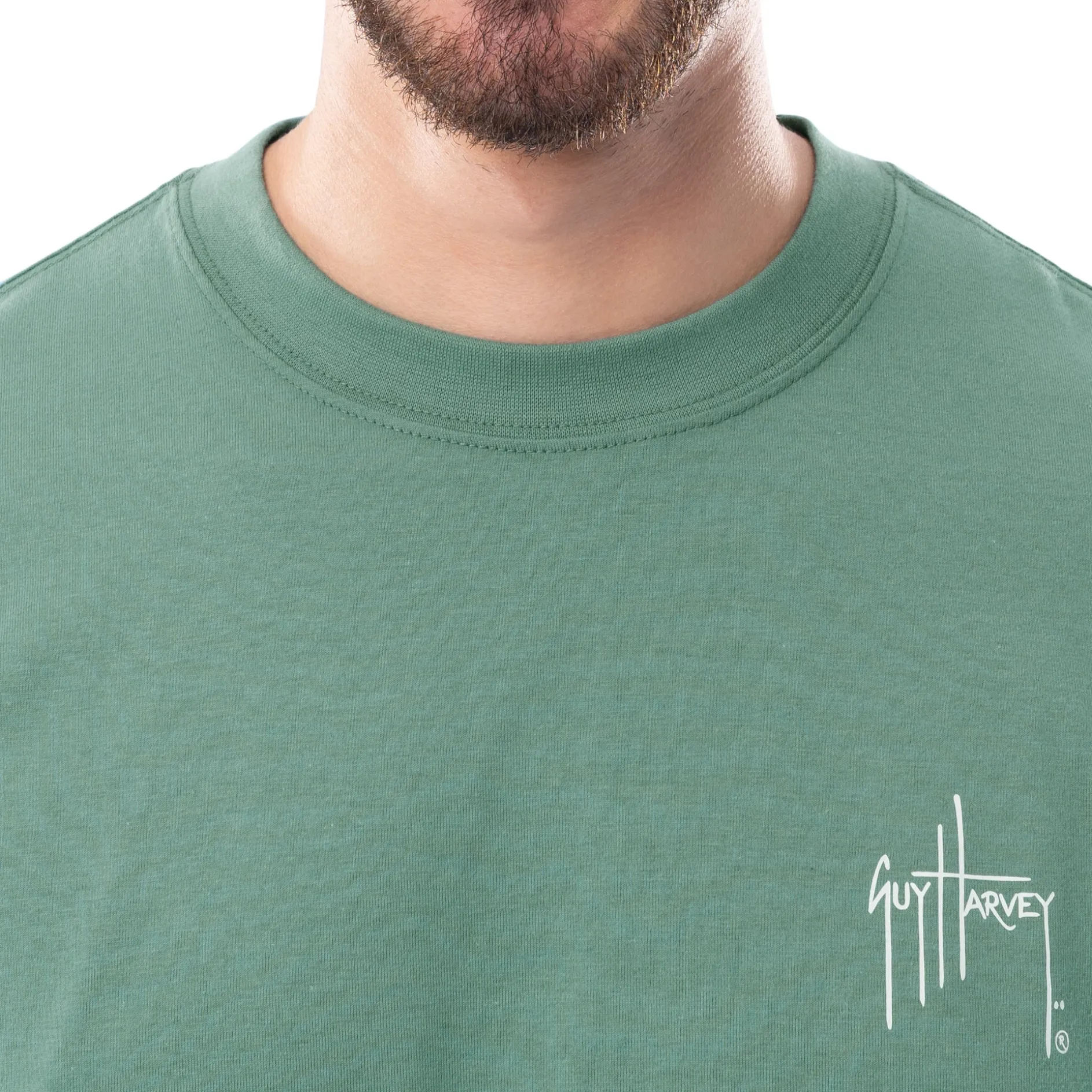 Men's Green Horizon Short Sleeve T-Shirt