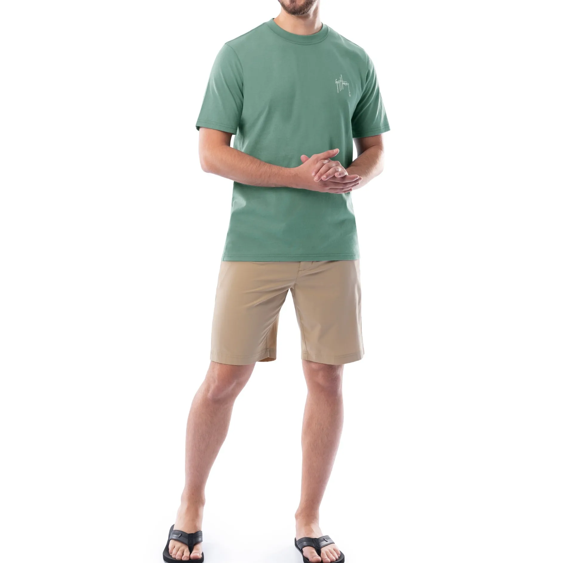 Men's Green Horizon Short Sleeve T-Shirt