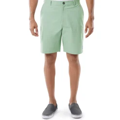 Men's Green Performance Hybrid Short 4-Way Stretch